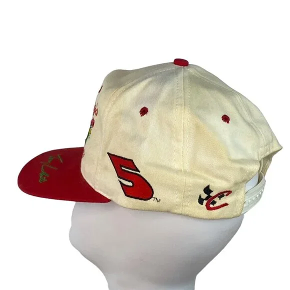 Vtg Snapback Hat w Pins 1996 Nascar Winston Cup Terry LaBonte Chase Kelloggs